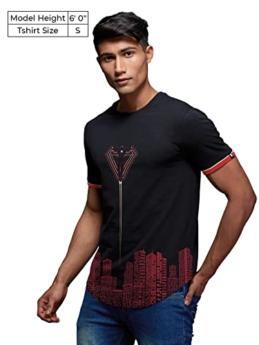 Image of The Souled Store |Men & Boy's Official Round Neck Iron Man First Flight | Half Sleeve Color 100% Cotton | Printed Drop Cut Classic Fit T-Shirts