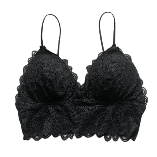 BUIEX Linbaiway Femme V profond Bralette femmes Soutien gorge push up sexy sans couture rembourré en dentelle Sous-vêtements Lingerie Brassiere Filles hauts écourtés ( Color : 04 , Size : One Size )
