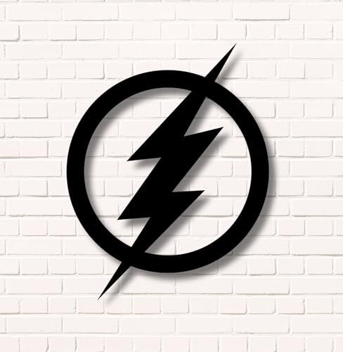 Image of TWIGGY Superhero 6mm MDF Wood Wall Decor Art for Home, Office, or Gaming Room, Gift, Anime (pack of 1 | The Flash)