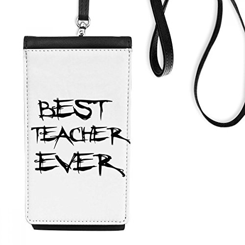 Bolso de teléfono para el colegio: monedero de colgar con cita para profesor