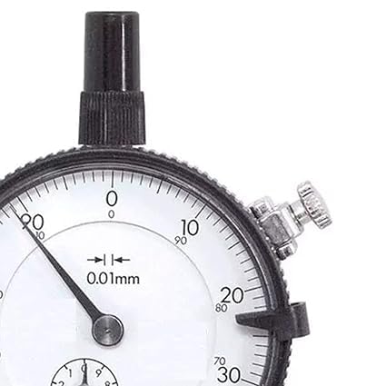 0.01mm X 10mm Dial Indicator, 0-100, Lug Back, Series 2, 8mm Stem