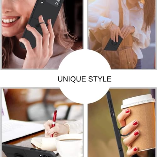 Étui de support pour Samsung Z Flip 5 éliminant les risques de chute du téléphone - 4