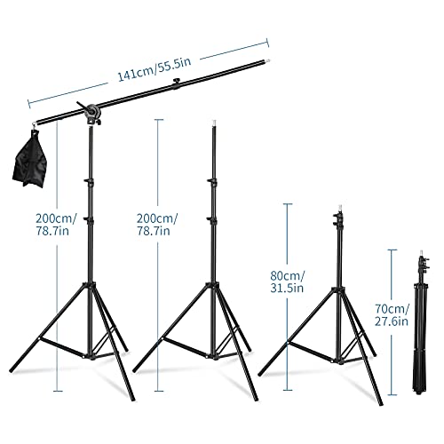 Image of ShowMaven Softbox Lighting Kit Photography- Professional Continuous Light System Photo Lighting Kit with E27 135W Bulbs 5500K Photo Equipment for Portraits Video Shooting