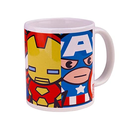 Marvel Kawaii - Taza Avengers, 320 ML