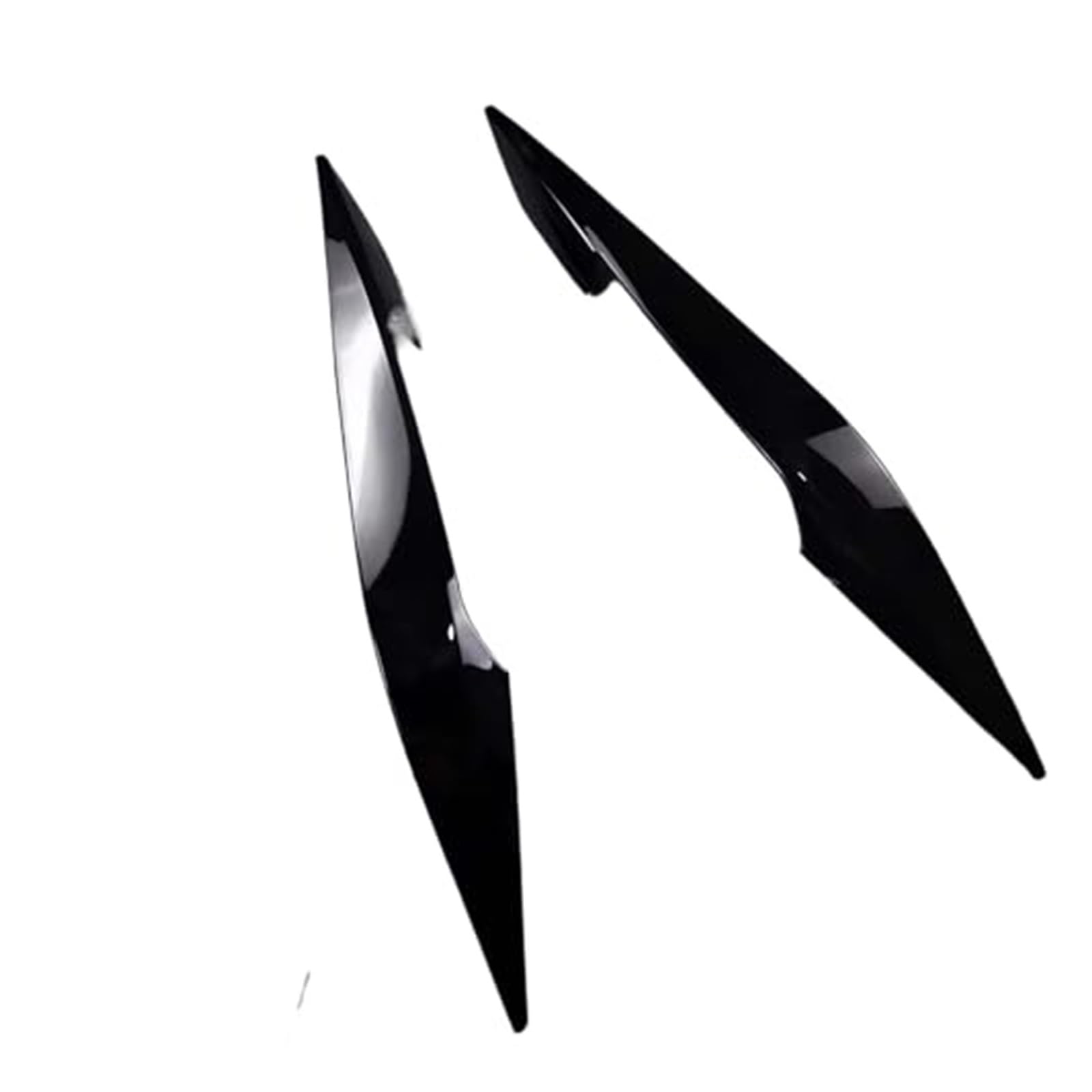 Reflektor Brwi, do A4 S4 B9.5, do Sedan, do Avant 2019-2024 Reflektor samochodowy Światło przeciwmgielne Powieki Brwi Błyszczące Czarne Powieki Bodykit Tuning pasek na brwi do reflektora