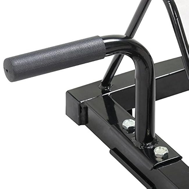 Topeakmart Barbell Weight Plate Bumper Stand,Powder-Coated Steel Frame