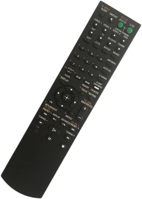 Replacement Remote Control Replace for TV/Audio/Projector for Sub for Sony RM-ADP021 RM-ADP028 RM-ADP001 RM-ADP004 AV Receiver