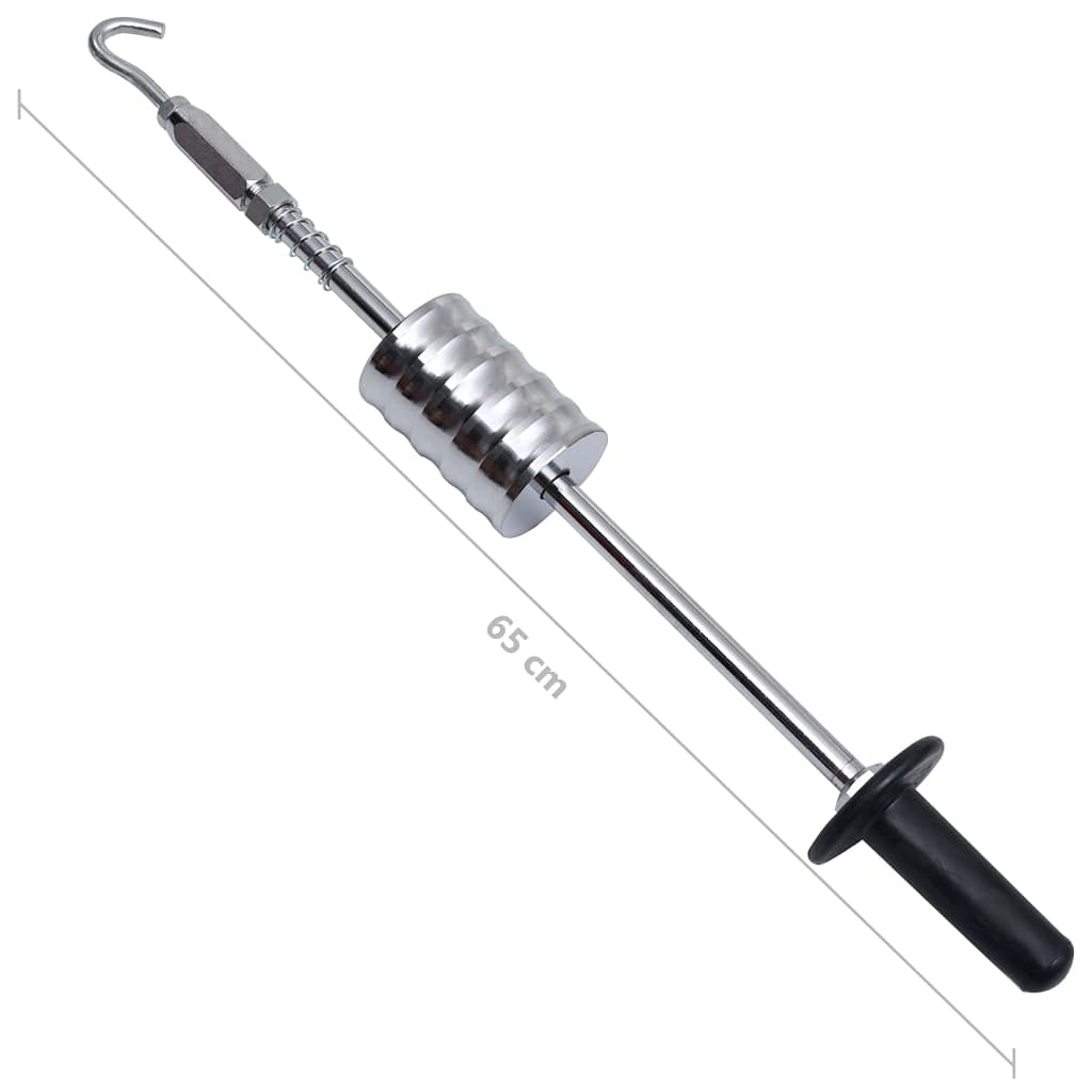 vidaXL Gleithammer mit Haken Ausbeulwerkzeug KFZ Auot Karosserie Dellen Beule Reparatur Zughammer Schlaghammer 65cm Kohlenstoffstahl