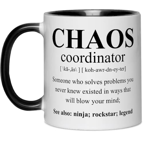 Fatbaby Chaos Coordinator Mug, Coworker Appreciation, 11oz