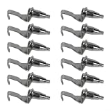 Haken zum Aufhängen von Kunstbildern, verstellbare Galerie-Display-Clips, für Stahldrahtseil, 2 mm, Museumsqualität, Bilderaufhänger, sicheres Leinwand-Aufhängeset,