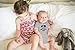 AW Fashions I'm Cool Just Like My Papa Baby Bodysuit Funny Cute Adorable Infant Romper Outfit Boys Girls (12 Months, Sports Grey)