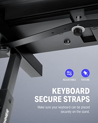 Donner Keyboard Stand, Z-style Heavy-Duty Piano Stand, Adjustable and Portable Piano Keyboard Stand, Suitable for 54, 61 and 88 Keys Electric Keyboards Digital Pianos - image 7