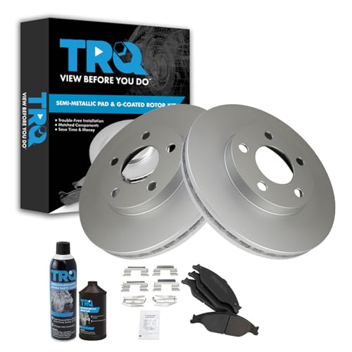 TRQ Front Brake Pad & Rotor Kit for 1999-2004 Ford Mustang