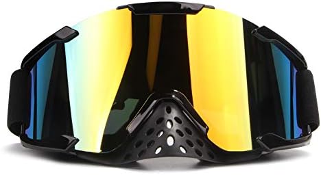 4-FQ Motocross Goggles Dirt Bike Goggles Adult PU Resin Motorcycle Goggles Windproof ATV Goggles Dustproof CRG Sports Riding Goggles Scratch Resistant Racing Goggles Ski Goggles