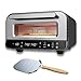 Produktbild BOLKANI Elektrischer Pizzaofen mit Pizzastein & Pizzaschieber  450°C für knusprige Steinofen-Pizza in 2 Minuten  1700W, Timer, Innenbeleuchtung & Sichtfenster  Profi Pizza-Maker für Zuhause
