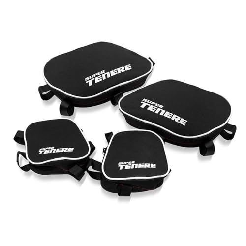 TXDBD wasserdichte Motorradtasche Für Yamaha XT1200Z Super Tenere, Stoßfängerrahmen, Sturzbügel, Taschen, Reparaturwerkzeug. Wasserdichtes Schnellverschlusspaket(Schwarz 3)