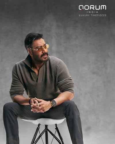 Image of QORUM Regalia Men's Automatic Watch - Silver Dial, Brown Genuine Leather Strap