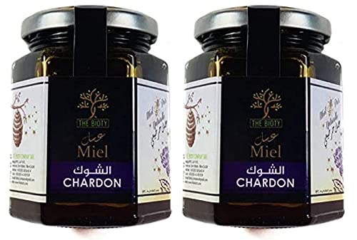 Miel Chardon ( Chouk ) Pur non Chauffé aphrodisiaque contre anémie, pour les maux de la gorge (2 X 500 G) Cover