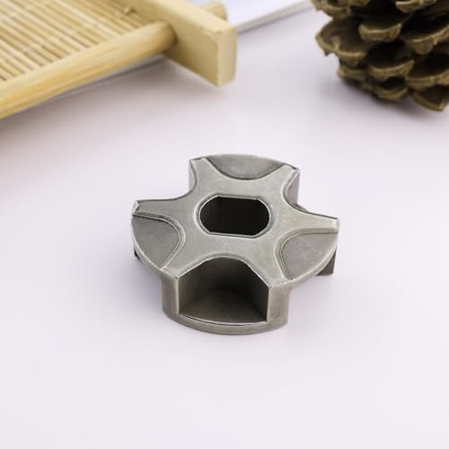 SG Store 2 STK 3/8 Zoll 6-Zahn-Kettensägen-Kettenrad 10 X 8 Mm Mittelloch Kompatibel mit Makita DUC256/DUC353/XCU03 OE 221526-1 Elektro-Kettensäge