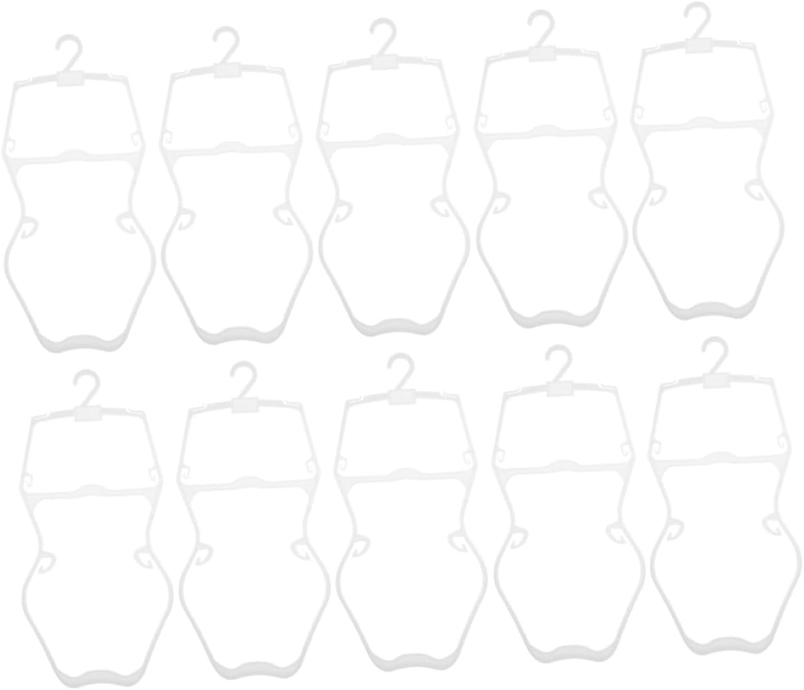 Gadpiparty 10 Pcs Swimsuit Hangers Non-Slip Plastic Clothes Hangers for Boys and Closet Organization