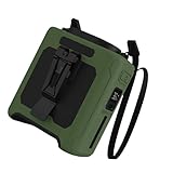 JINPIAOPIAO 多機能充電式ウエストファン 5速 調節可能 ポータブル 小型ウエストハンギングファン アウトドアアクティビティ用