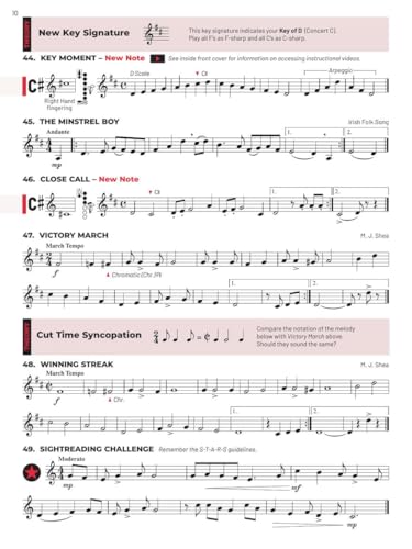 Livre de Clarinette pour cours de musique à la maison et à l'école