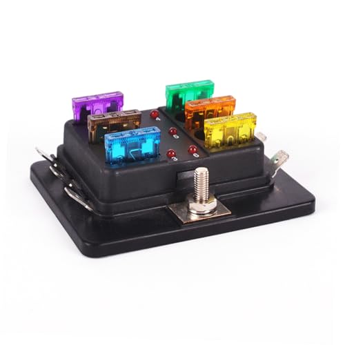 ULTECHNOVO Caixa 3Pcs fusível fusíveis de carro múltiplo Caixa de Fusiveis conduziu