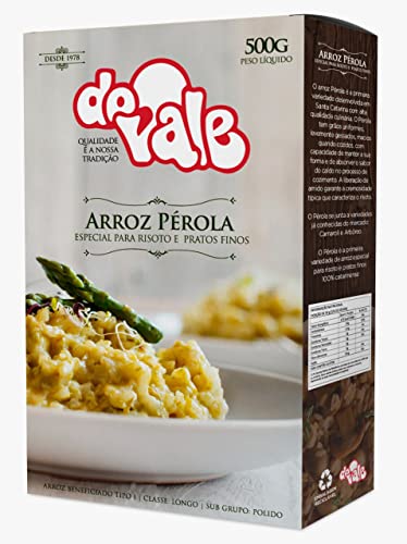 Arroz Pérola Do Vale 500g Especial Pra Risotos E Pratos Finos