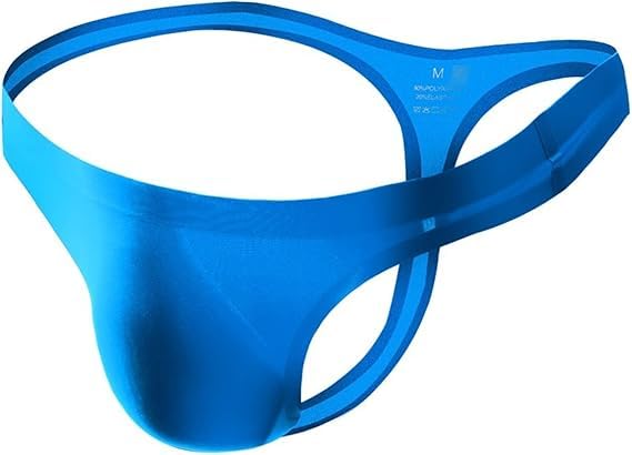 Mens Ultra-Thin Seamless T-Back Thong Bulge Pouch Lingerie Panties Breathable Ice Silk G-String Stretchy Underwear