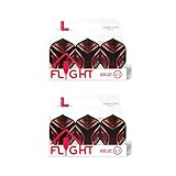 LSTYLE L1 Standard Dart Flights – EZ – Genesis – Red – 2 Sets – Pre-Molded