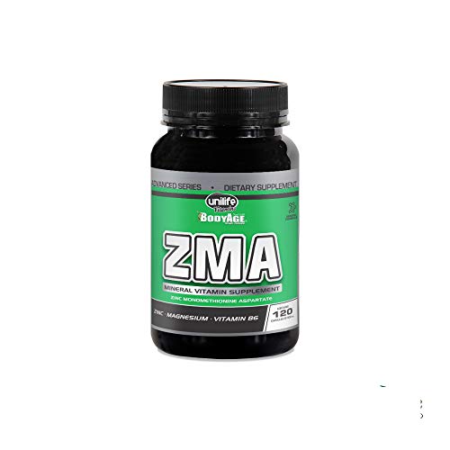 ZMA 120 Cápsulas Unilife Zinco, Magnésio e Vitamina B6