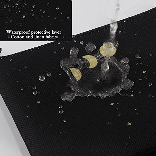 Moon Witch Zipper Pouch Bag For Tarot Cards Crystals Witchy Things Moon Phase Bag (Moon Witch Bag) #TOP6