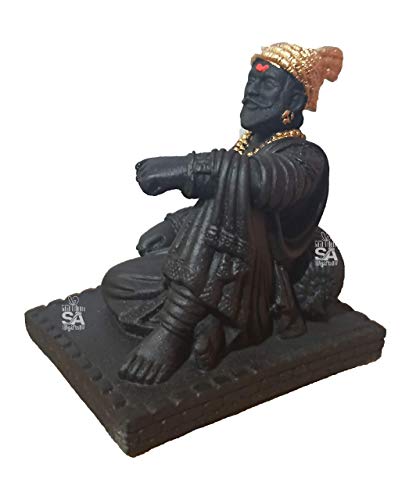 Image of Stone Chhatrapati Shivaji Maharaj Statue, Standard, Brown