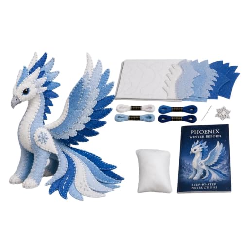 Kit de herramientas de fieltro para aprender a coser figuras 3D sin complicaciones 7