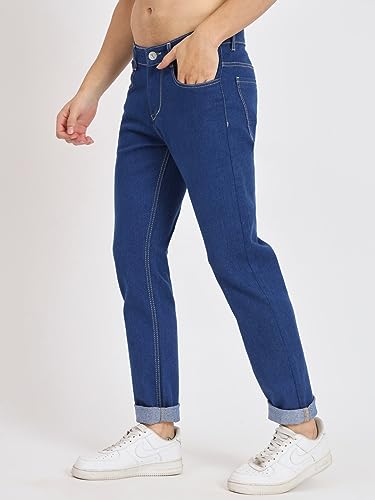 Image of KARGEENS Men's Slim Fit Casual Jeans Pant for Men Casual || Jeans for Men Slim Fit ||Jeans for Men Stylish || Plain Jeans for Men
