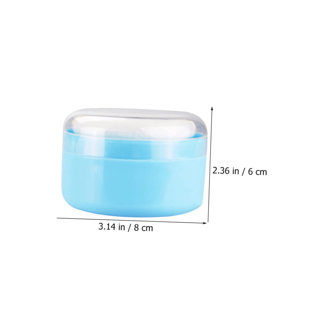 LIFKOME 4Pcs Powder Puff Container Set Portable Powder Dispenser Kit for Talcum Powder Powder for Home and Travel Use