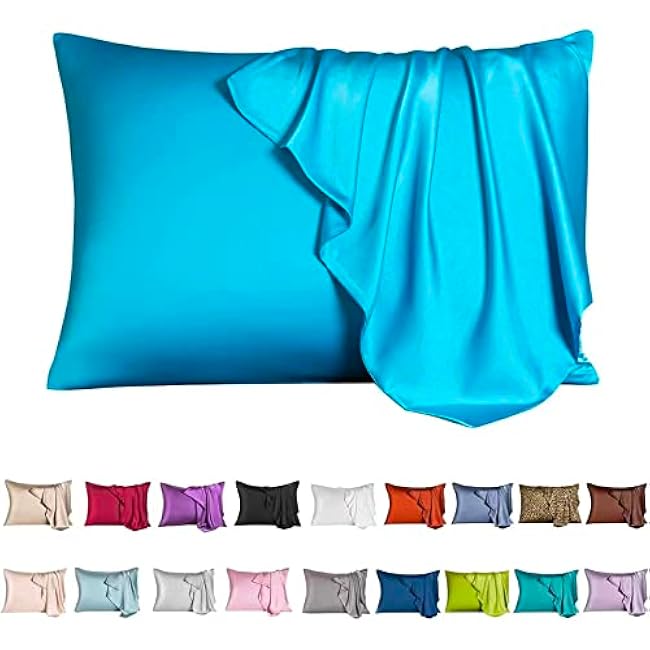 Mulberry Silk Pillowcase for Hair and Skin,Toddler Size Kids Silk Pillow Case with Hidden Zipper,Allergen Proof Dual Sides Soft Breathable Smooth Silk Pillow Cover(Toddler,White)
