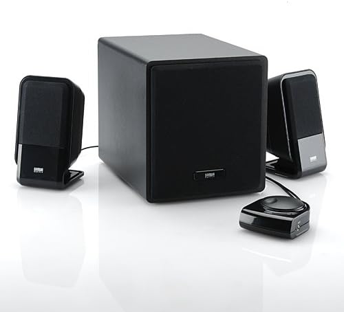 Sanwa Direct PC Speaker PC Speaker 2.1ch subwoofer high power speaker mini plug heavy bass 34W of powerful in mounted and connected 400-SP005