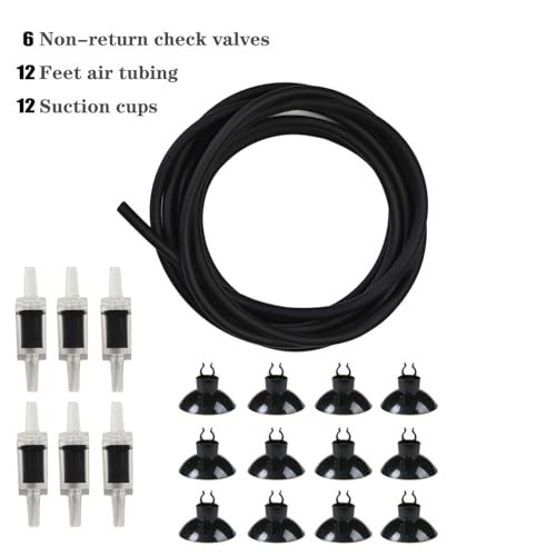 Image of ALEGI Aquarium Sponge Filter 40 Gallon,Quiet Sponge Filter with Air Stone for Betta Fry Shrimp and Small Fish (6 pcs)