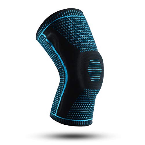 Joelheira, Andoer 1pcs Joelheira Homens Mulheres Joelheira com Estabilizadores Laterais Silicone Alm