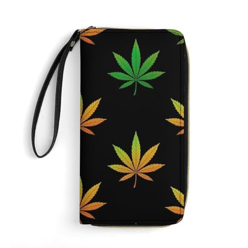 Leather Women's Wallet, Large Capacity Card Holder, Multi-layer Pockets, Travel Ready, Weedleef