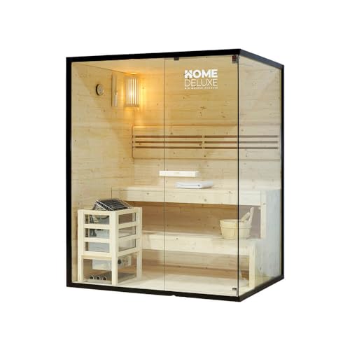 Home Deluxe - Traditionelle Sauna - Shadow L - 150 x 120 x 190 cm...