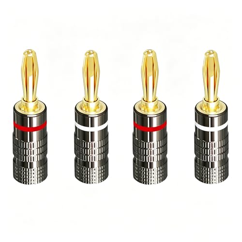 Conector de cable de altavoz de audio de 5mm chapado en oro para solucionar ruidos y cortes