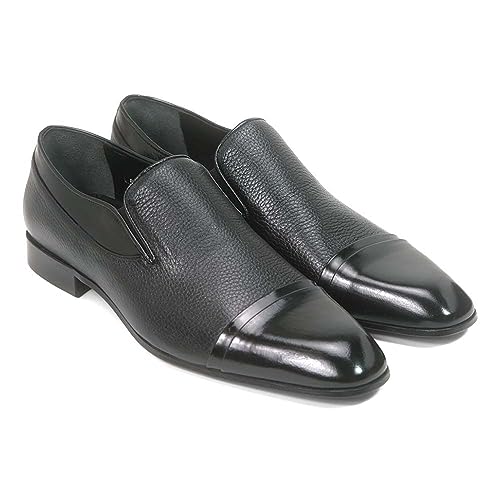 Golden Pass Men's Black Double Gore Leather Sole Slip-On (9)3