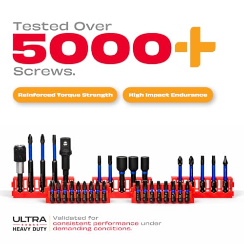 Image of JPT 31-Piece Impact Driver Bit Set | S2 Taiwan Steel Impact Rated Bits with Phillips, Torx, Hex & Nut Driver | Includes Bit Holder & Socket Adapter | For Drill & Impact Driver | Ultra Heavy Duty