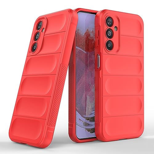 Image of amazon basics Back Case Cover for Samsung Galaxy A25 5G (Silicone Red)