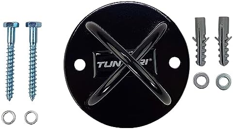 Tunturi Unisex  uchwyt ścienny dla dorosłych Suspension Trainer mocowanie ścienne/sufitowe, szary, 1