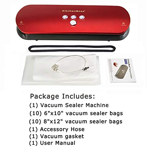 kitchenboss vacuum sealer bags