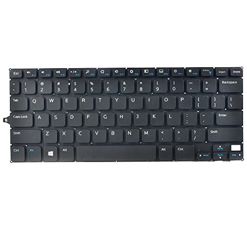 Eathtek Replacement Keyboard Without Backlit and Frame for Dell Inspiron 11 3147 3148 Series Black US Layout (Not fit for 3137 3157 Laptop!)