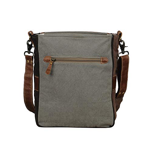 womens ENCHANTING SHOULDER BAG - AZTEC PRINT CANVAS and FUR-ON HIDE3